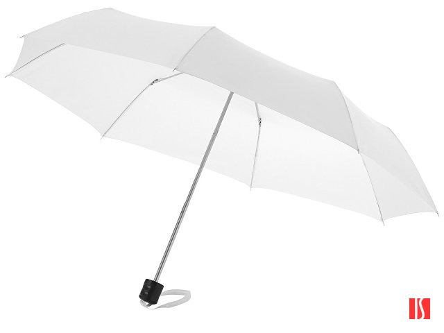 Зонт Ida трехсекционный 21,5", белый