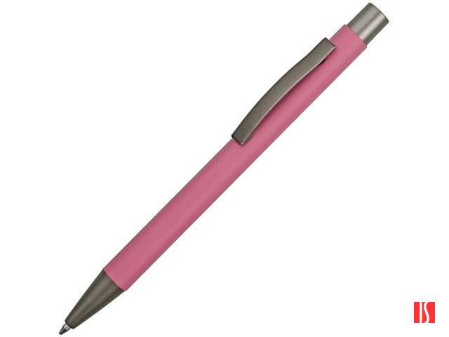 Ручка металлическая soft touch шариковая «Tender», фуксия