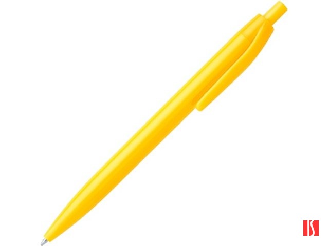 Ручка пластиковая шариковая STIX, черные чернила, желтый
