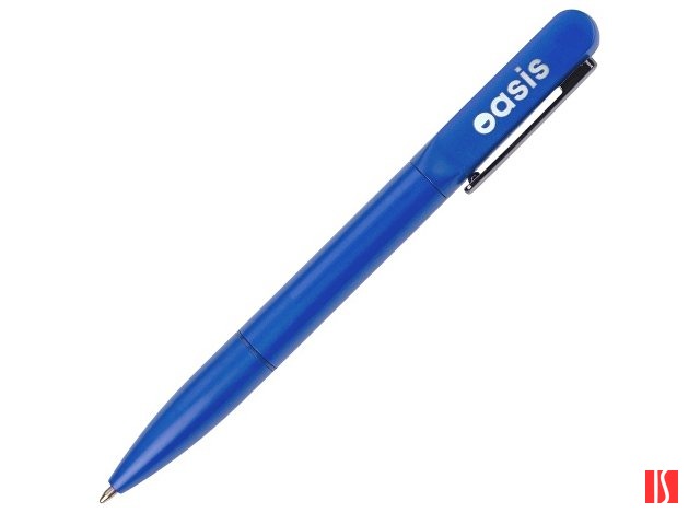 Металлическая шариковая ручка со светящимся логотипом "Illuminata", синий