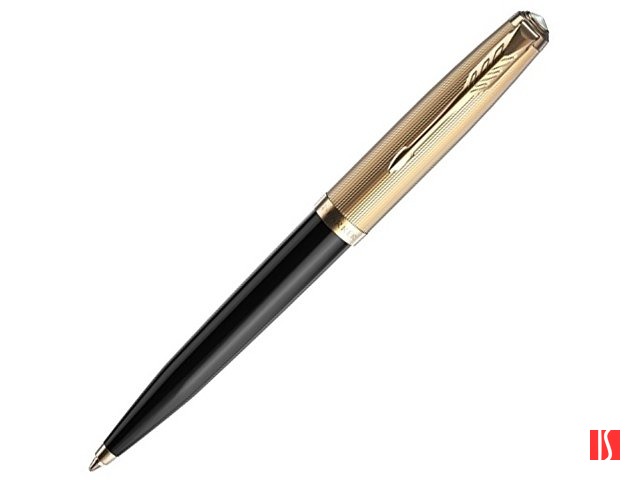 Шариковая ручка Parker 51 DELUXE BLACK GT, стержень: M, цвет чернил: black, в подарочной упаковке.