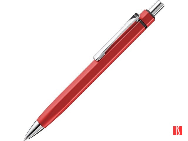 Ручка шариковая шестигранная UMA «Six», красный
