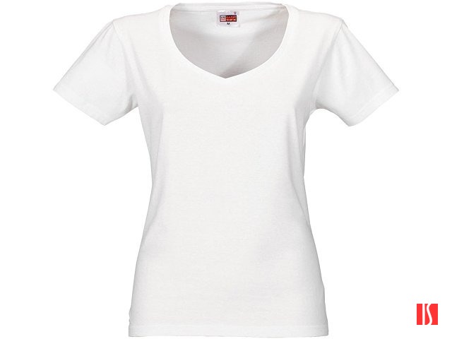 Футболка "Heavy Super Club" женская с V-образным вырезом, белый