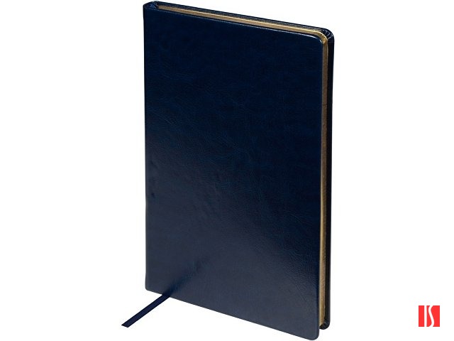 Ежедневник недатированный А5 "Megapolis Nebraska", синий с золотым обрезом