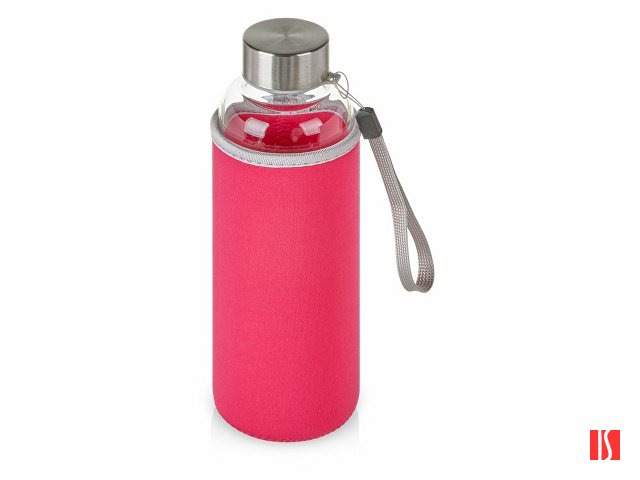 Купить Бутылка для воды "Pure" c чехлом, 420 мл, розовый Бутылка для воды "Pure" c чехлом, 420 мл, розовый