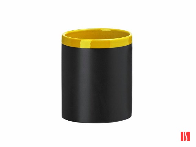 Кружка PALTA, 350 мл, черный/желтый