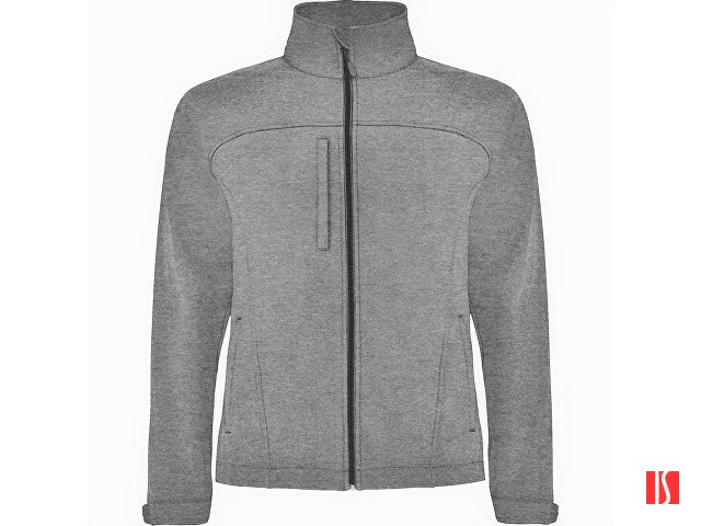 Куртка софтшелл "Rudolph" мужская, черный меланж