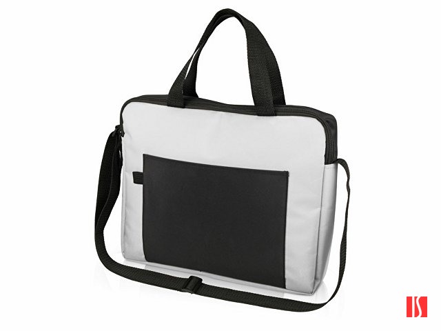 Конференц сумка для документов "Congress", белый/черный (P)