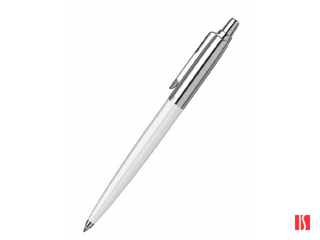 Шариковая ручка Parker Jotter ORIGINALS WHITE CT, стержень: Mblue ЭКО-УПАКОВКА