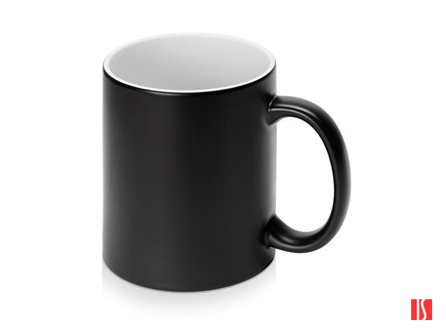 Кружка-хамелеон Magic матовая, черный/белый