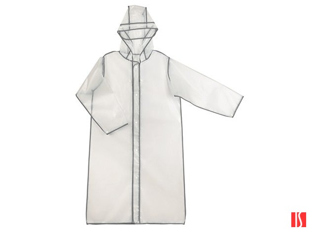 Дождевик "Providence", прозрачный/серый светоотражающий с чехлом