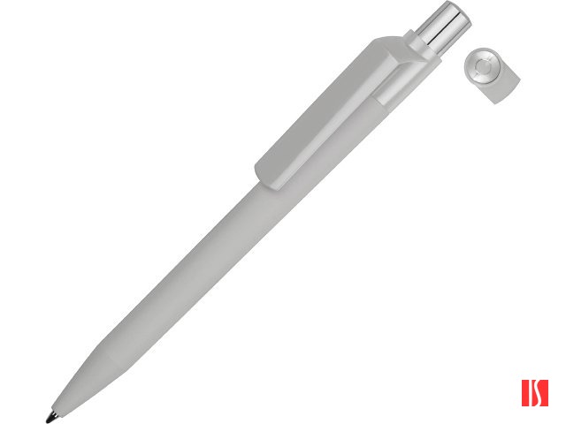 Ручка шариковая UMA «ON TOP SI GUM» soft-touch, серый