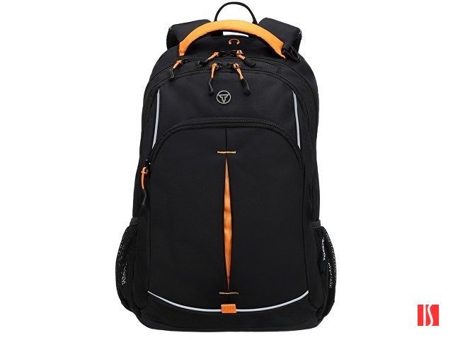 Рюкзак TORBER ROCKIT черный/оранжевый, полиэстер/добби, 32x15x46 см, 22 л