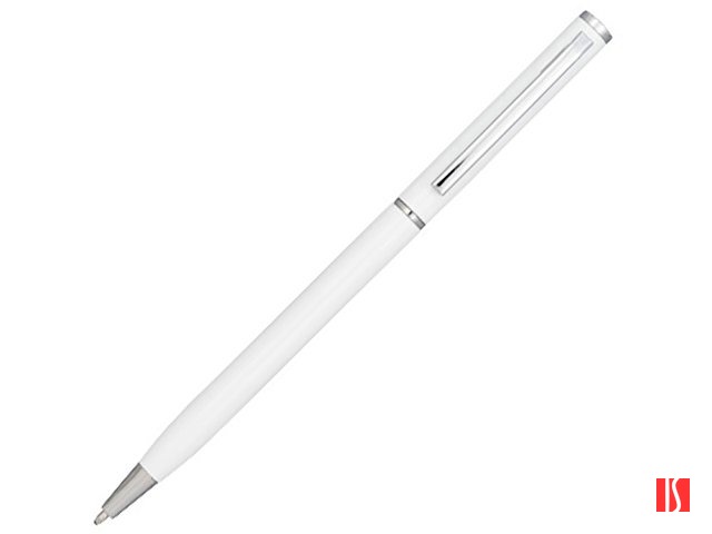 Ручка металлическая шариковая «Slim», белый