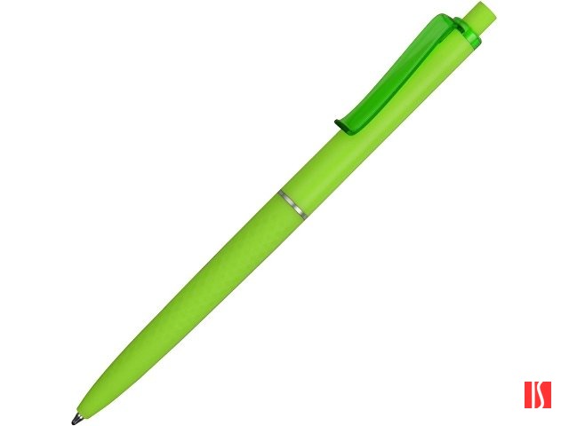 Ручка пластиковая soft-touch шариковая «Plane», зеленое яблоко