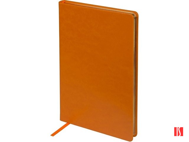 Ежедневник недатированный А5 "Megapolis Nebraska", оранжевый с золотым обрезом