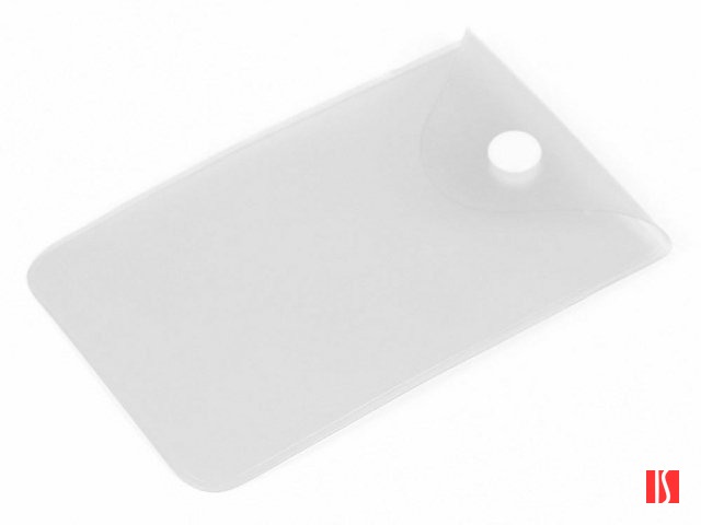 Прозрачный кармашек PVC, белый цвет