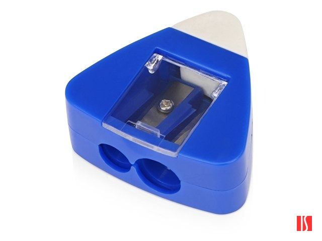 Точилка с ластиком "Easy duo", синий