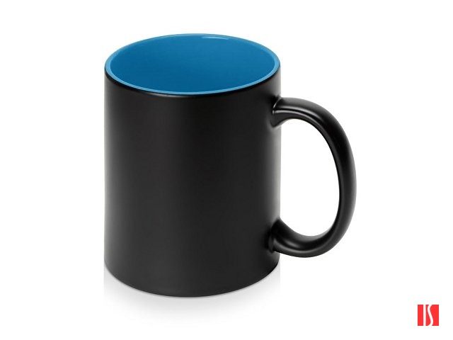 Купить Кружка-хамелеон Surprise матовая, черный/голубой Кружка-хамелеон Surprise матовая, черный/голубой