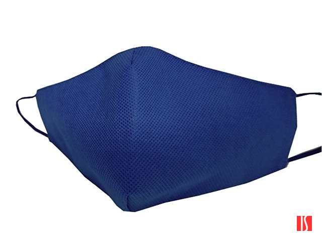 Маска для лица многоразовая из спанбонда, темно-синий