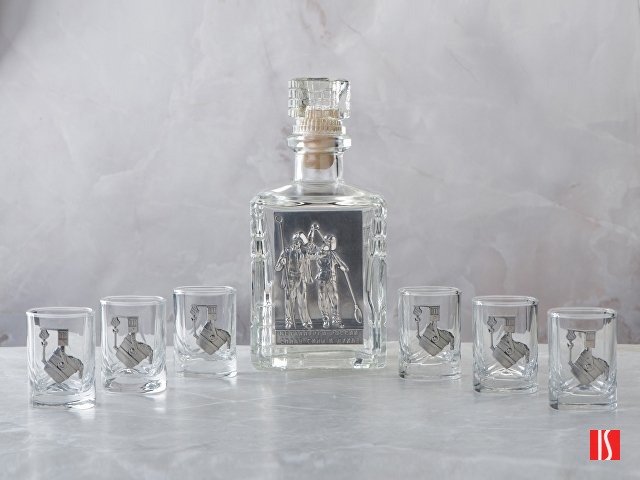 Набор со штофом МЕТАЛЛУРГИ