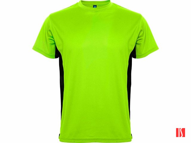 Спортивная футболка "Tokyo" мужская, лаймовый/черный