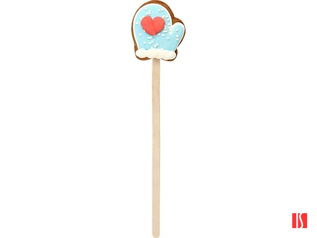 Печенье медовое  "Варежка" на палочке 15 гр