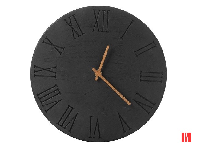 Часы деревянные "Magnus", 28 см, черный