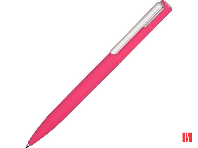 Ручка шариковая пластиковая "Bon" с покрытием soft touch, розовый