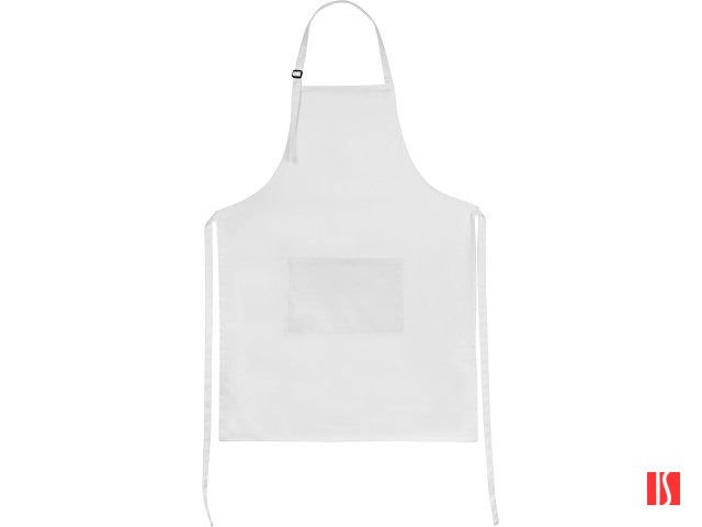 Хлопковый фартук 180gsm, белый