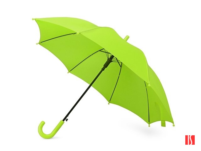 Зонт-трость "Edison", полуавтомат, детский, зеленое яблоко