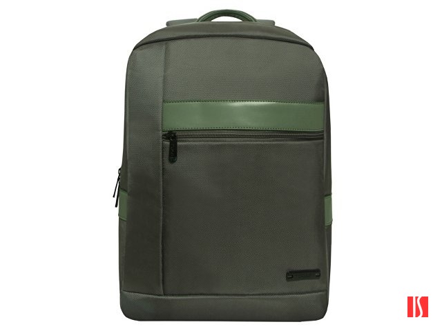 Рюкзак TORBER VECTOR с отделением для ноутбука 15,6", серо-зелёный, полиэстер 840D, 44 х 30 x 9,5 см