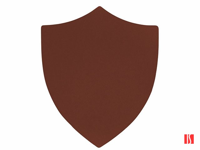 ПАТЧ ЩИТ soft-touch (коричневый ) 6,6 х 5,5 см