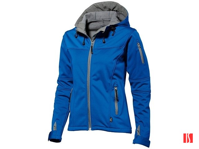 Куртка софтшел "Match" женская, небесно-синий