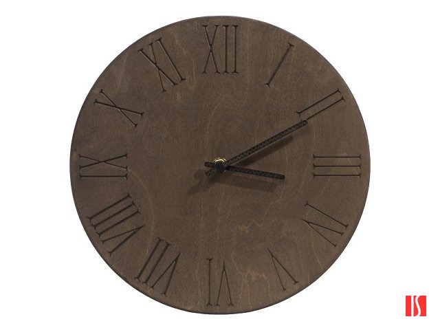 Часы деревянные "Magnus", 28 см, шоколадный