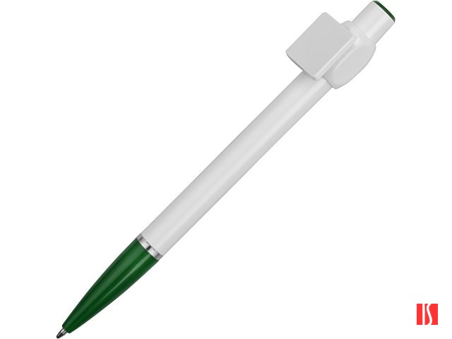 Ручка шариковая "Тенерифе", белый/зеленый