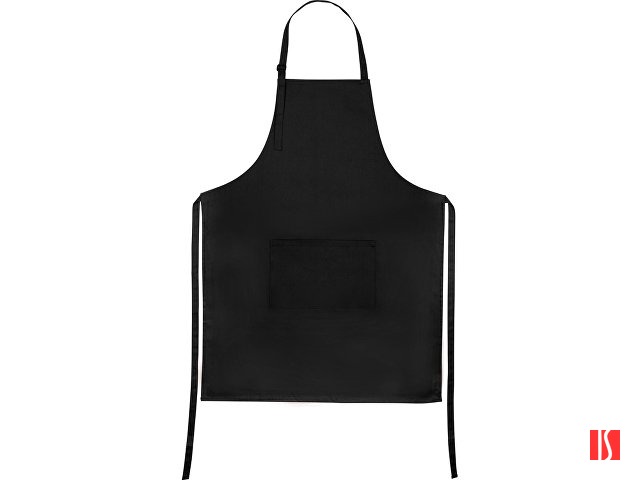 Хлопковый фартук 180gsm, черный