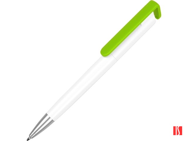 Ручка-подставка «Кипер», белый/зеленое яблоко