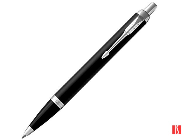 Шариковая ручка Parker IM Mat Black CT лак матовый, стержень: M, цвет чернил: blue, в подарочной упаковке.