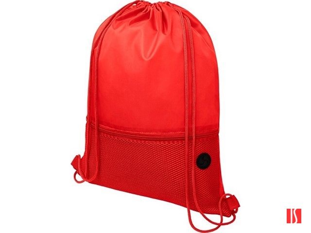 Сетчатый рюкзак со шнурком Oriole, красный