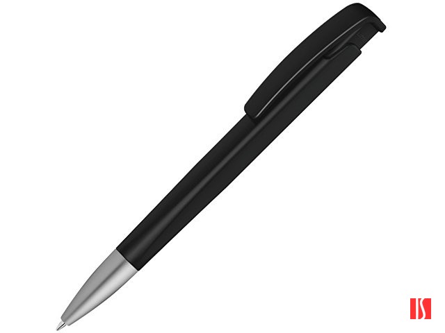Шариковая ручка с геометричным корпусом из пластика "Lineo SI", черный