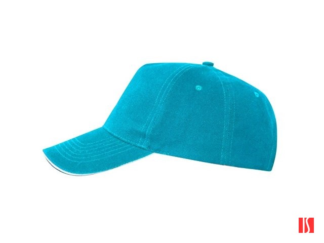 Бейсболка "Eris" унисекс, бирюзовый