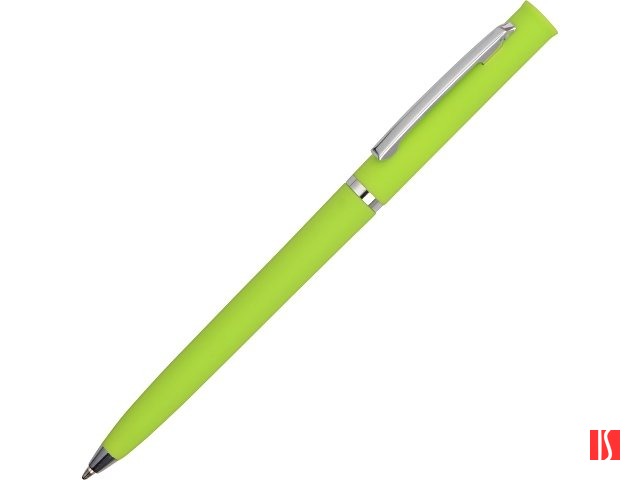 Ручка шариковая "Navi" soft-touch, зеленое яблоко