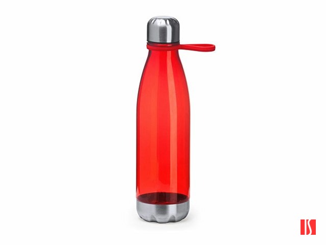 Бутылка EDDO в прозрачной AS-отделке, 700 мл, красный