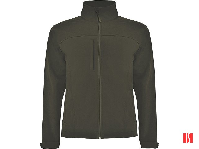 Куртка софтшелл "Rudolph" мужская, темный армейский зеленый