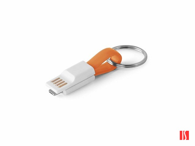 RIEMANN. USB-кабель с разъемом 2 в 1, Оранжевый
