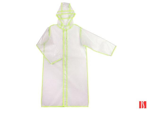 Дождевик "Providence", прозрачный/зеленый с чехлом