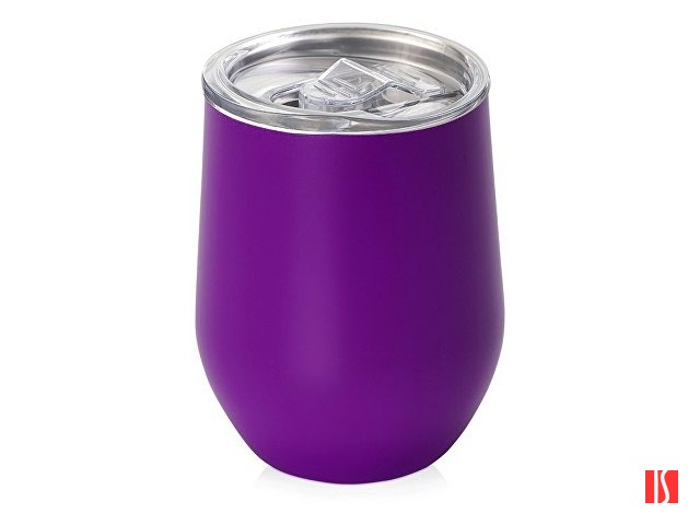 Вакуумная термокружка "Sense", непротекаемая крышка, крафтовая упаковка, фиолетовый