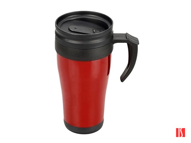 Кружка с термоизоляцией "Silence" 350мл, красный