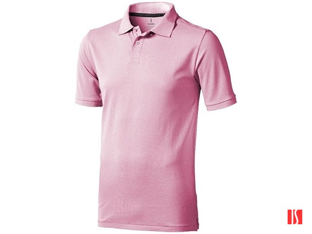 Calgary мужская футболка-поло с коротким рукавом, light pink